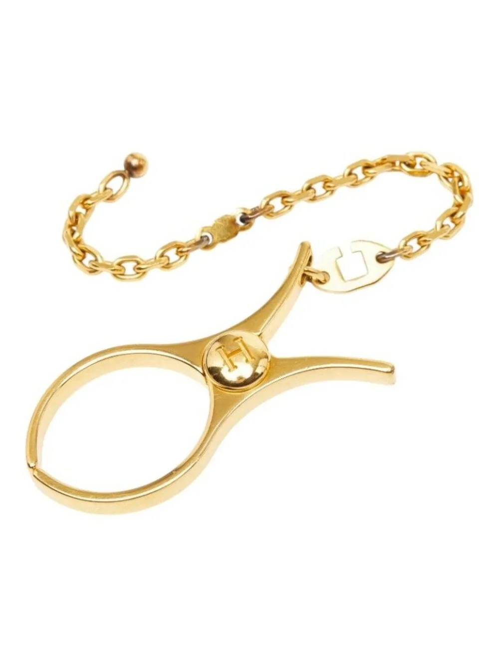 Hermes Phil Glove Holder Gold Plated 1- Gloves